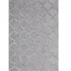 Tapis 3d brillants, gris, 140 x 200 cm