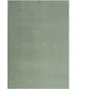 THE CARPET Tapis uni antidérapant lavable vert, 140 x 200 cm - relax