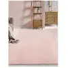 THE CARPET Tapis uni antidérapant lavable blush, 140 x 200 cm - relax