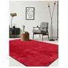THE CARPET Tapis uni antidérapant lavable rouge, 240 x 340 cm - relax