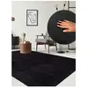 THE CARPET Tapis uni antidérapant lavable noir, 200 x 280 cm - relax
