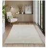 Tapis everest moderne effet haut-bas 3d - crème - 140 x 200 cm