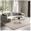 The Carpet - Elisa Tapis Salon Moderne Doux Motif Géométrique Beige