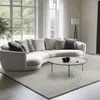 Tapis design géométrique, gris, 140 x 200 cm