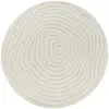 Everest tapis salon chambre court poil 3d doux crème
