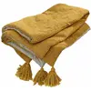 LOBERON Plaid Rabea, jaune (130 x 170cm)