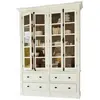 LOBERON Bibliothèque Laimont, blanc vieilli (45.5 x 171.5 x 235.5cm)