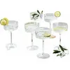 LOBERON Lot de 6 coupes Deion, transparent (16.5cm)
