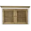 LOBERON Meuble haut Comtois, marron (60 x 110 x 66cm)