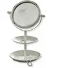 LOBERON Miroir de maquillage Elsa, blanc vieilli (19.5 x 23.5 x 37.5cm)
