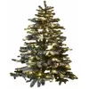 LOBERON Sapin de Noël Mannier, vert/blanc (90cm)