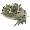 LOBERON Lot de 4 branches décoratives Millies, vert (12 x 30cm)