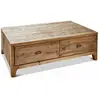 LOBERON Table basse Wittfield, marron (87 x 142 x 45cm)