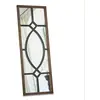 LOBERON Miroir Millery, noir vieilli/marron (2 x 33 x 90cm)