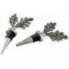 LOBERON Lot de 2 bouchons de bouteilles Vibius, argenté (3 x 6 x 14cm)