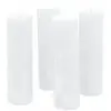 LOBERON Lot de 4 bougies Muriel, crème (13cm)