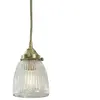 LOBERON Suspension Tanaelva, laiton vieilli/transparent (16.5cm)
