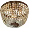 LOBERON Plafonnier Tarim, marron/transparent (33cm)
