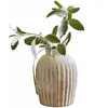 LOBERON Vase Melissa, crème vieilli (21cm)