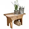 LOBERON Tabouret Hoboken, marron (24 x 40 x 24cm)