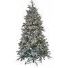 LOBERON Sapin de Noël Cadelise, vert/blanc (180cm)