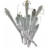 Loberon Lot de 12 stalactites en verre Salvique, transparent (16cm)