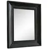 LOBERON Miroir Orlise, noir vieilli (5 x 40 x 50cm)