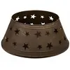 LOBERON Cache-pied pour sapin de Noël Ysabelle, marron vieilli (25cm)