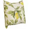 LOBERON Housse de coussin Darfield, vert/blanc (50 x 50cm)