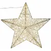 LOBERON Étoile à LED Vivetelle, champagne (80 x 15 x 80cm)