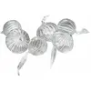 Loberon Lot de 6 Boules de Noël Bavella, Transparent
