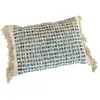 LOBERON Housse de coussin Monrovie, bleu/beige (60 x 40cm)