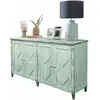 LOBERON Buffet Resplandor, vert vieilli (50 x 160 x 78cm)