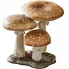 LOBERON Champignons décoratifs Harvelle, marron (26 x 22 x 24cm)