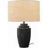 LOBERON Lampe à poser Daphielle, noir/beige (51cm)