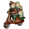 LOBERON Figurine décorative Dariell, multicolore (9.5 x 5.5 x 10.5cm)