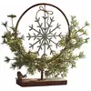 LOBERON Support décoratif Nélivanne, marron vieilli (10 x 35 x 46.5cm)