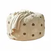 LOBERON Pouf Thivalie, crème/marron (40cm)