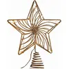 LOBERON Décoration de sapin LED Pivion, or (20 x 5 x 25cm)