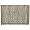 LOBERON Tapis réversible Amhara, marron/blanc (300 x 200cm)