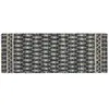 LOBERON Tapis long Frizzy, noir/marron (250 x 80cm)