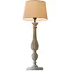 LOBERON Lampe à poser Zepinal, gris vieilli/crème (34 x 34 x 71cm)