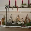 Lot de 9 figurines de crèche Caprinas
