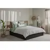 Housse de couette 100% Percale de coton 200x200 - Blanc & Gris Clair
