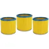 VHBW vhbw 3x Filtre rond / filtre en lamelles pour aspirateur Parkside PNTS 30/6, 30/7, 30/8, 30/9