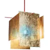 Ingo Maurer Suspension de designer dorée 24 carats 450 cm