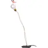 INGO MAURER lampe de table I RICCHI POVERI BZZZZ (Rouge - Métal et ver...