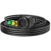 Xpotool - Câble remorques 13 Broches de 5 m   avec 2 connecteurs 5 broches   pour alimentation des Feux arrière des Remorques et Caravanes