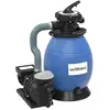 Filtre à sable 250W 26L Cuve de filtration Pompe auto-amorçante 10000L...