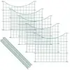 Wiltec Clôture de bassin Fil de fer   2,5 mm Vert 7,5 kg Maille 65 x 6...